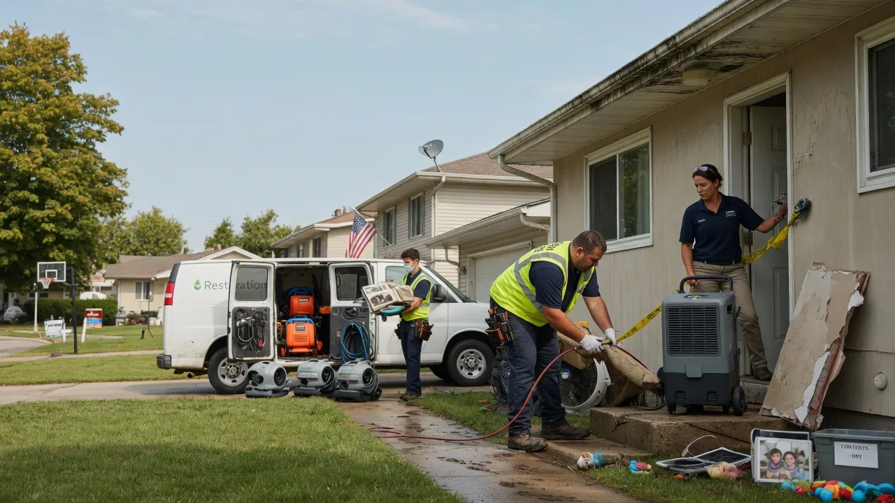 Water Damage Restoration in Bourneville, OH near me